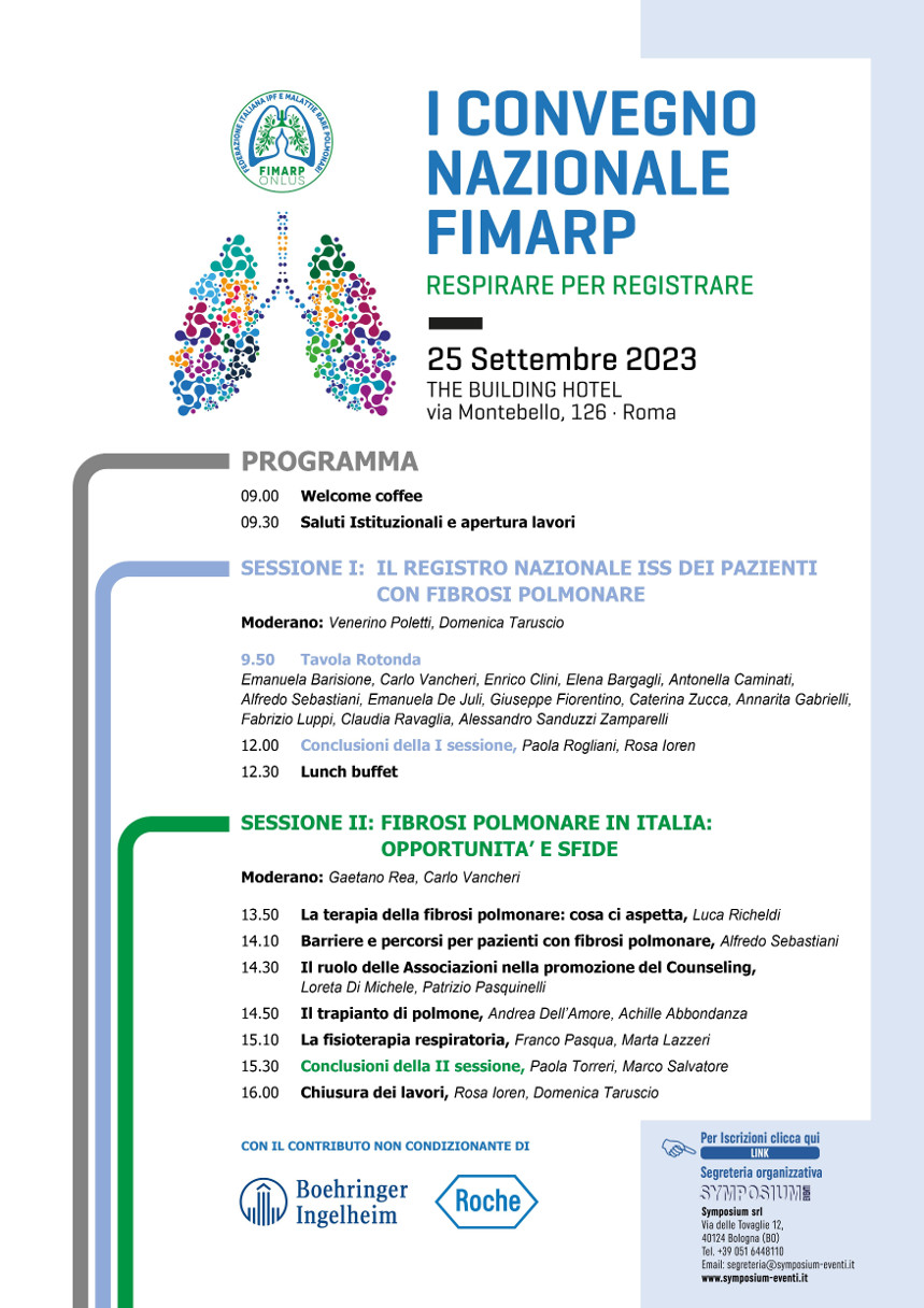 I CONVEGNO NAZIONALE FIMARP Roma 25 settembre 2023 r