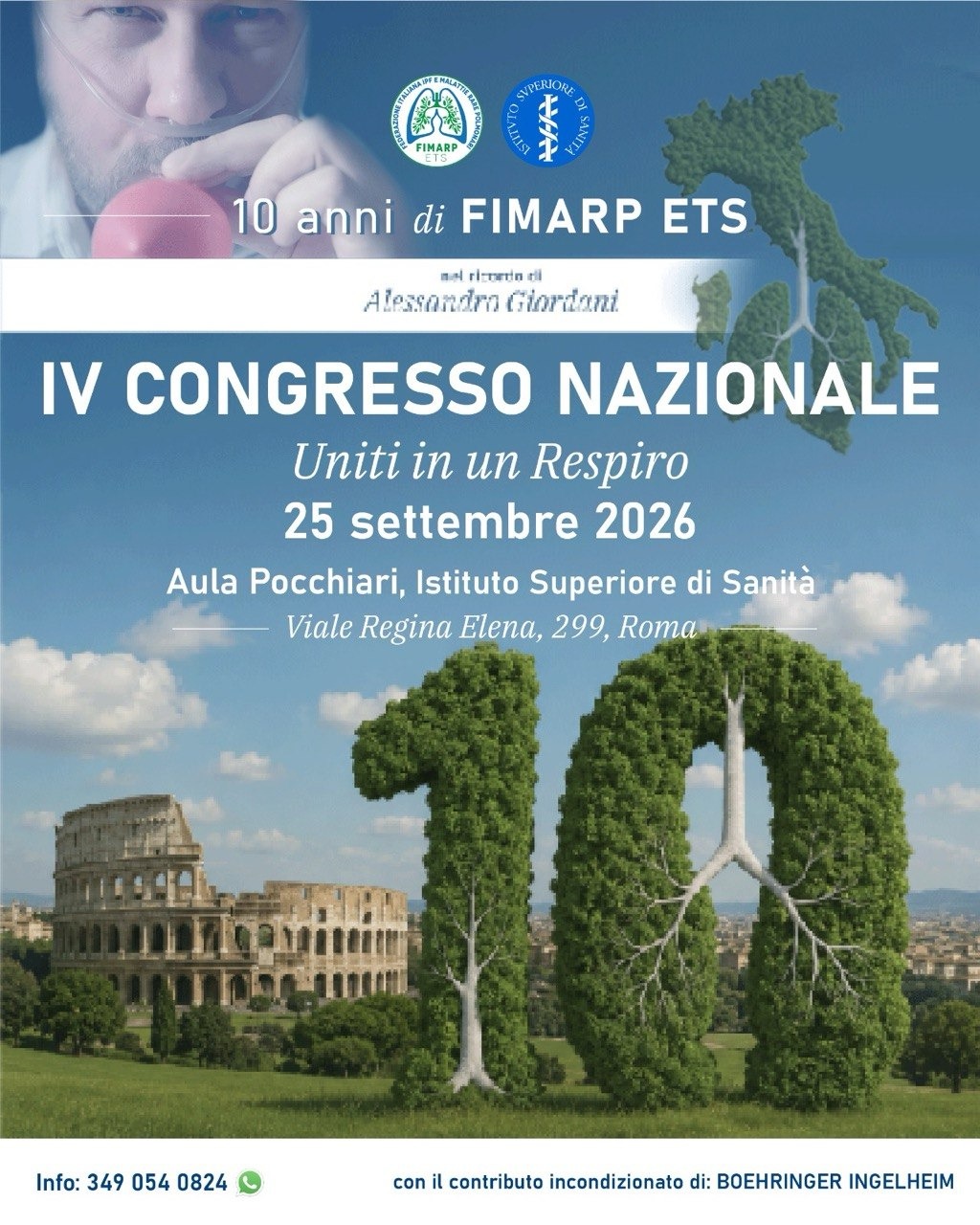 Locandina IV Congresso Nazionale FIMARP ETS - 25 settembre 2026